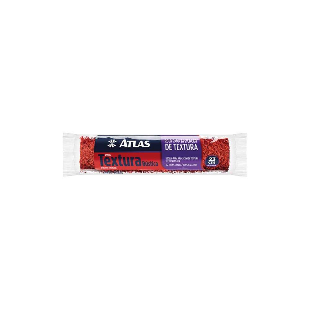Rolo Para Textura Relevo 23cm Sem Cabo | Atlas