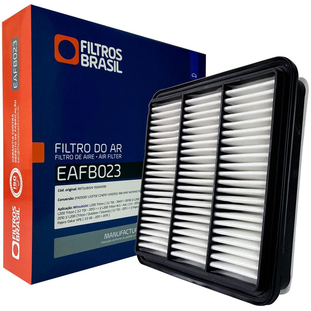 Filtro Ar Motor para MITSUBISHI L200 2007 a 2013