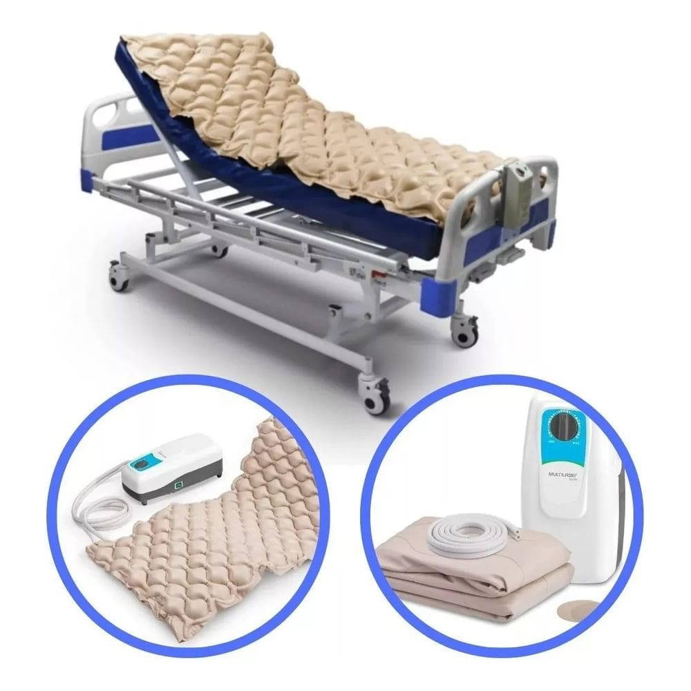 Colchão Caixa De Ovo Para Acamados Eletrico Compressor 220v