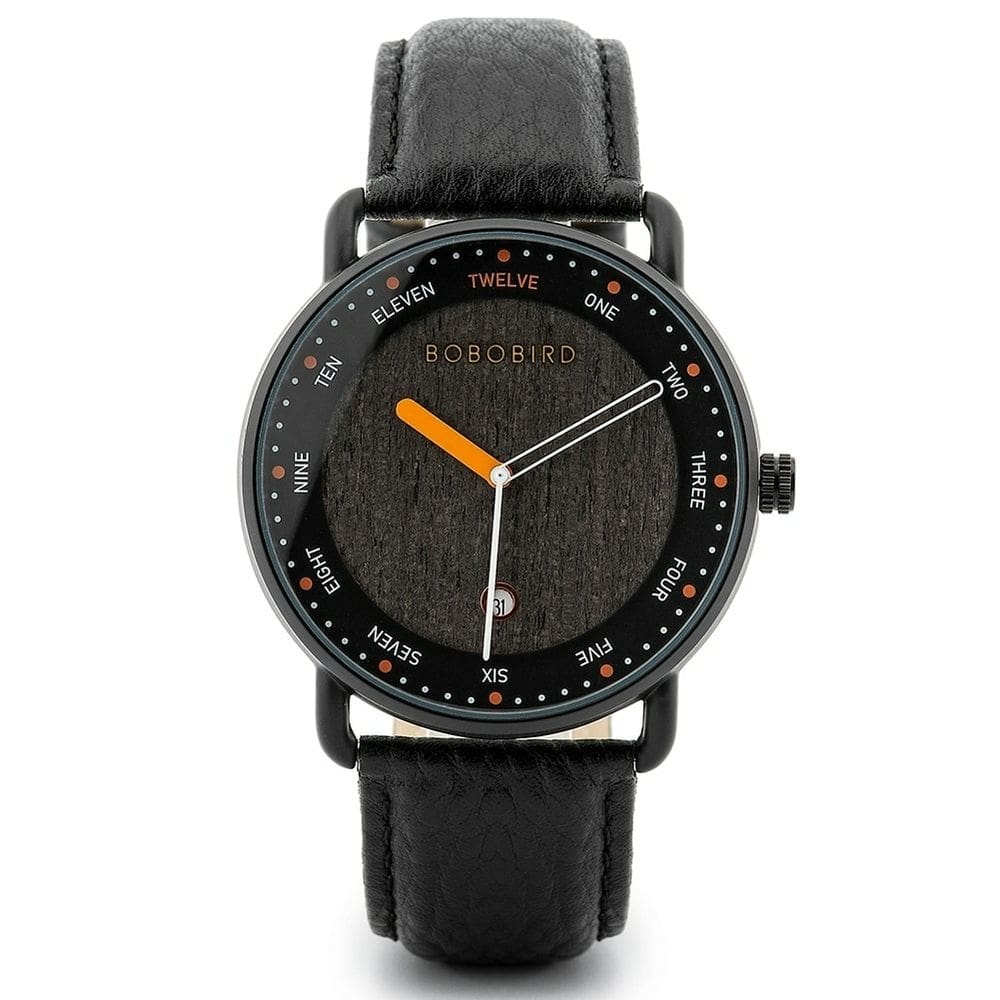 Relógio de Pulso Madeira Masculino BOBO BIRD GT059 À Prova D`Água