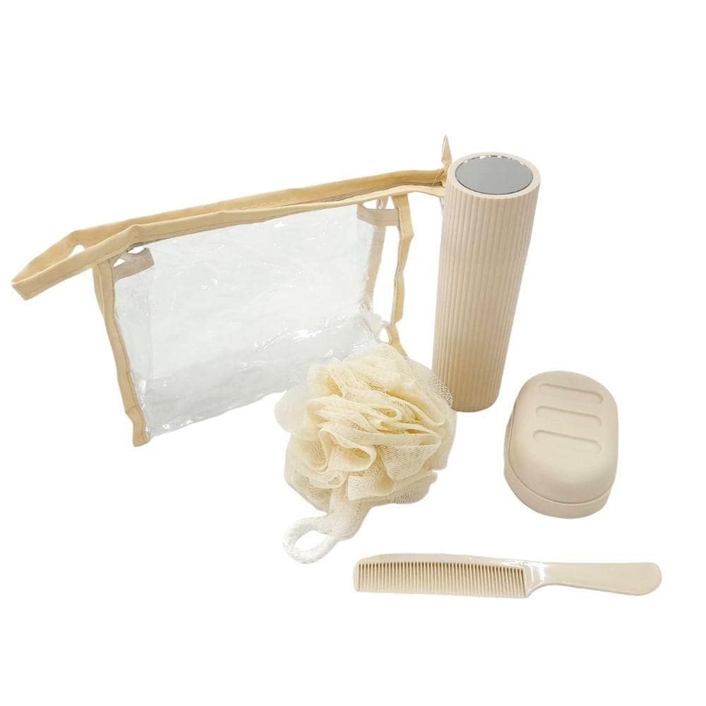 Kit de Higiene para Viagem 4 Pçs N2447217 Creme - Quanhe