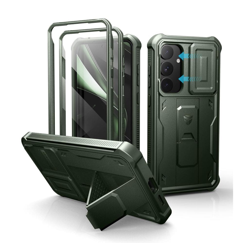 Capa Dexnor para Samsung Galaxy S25 Plus com capa de câmera Army