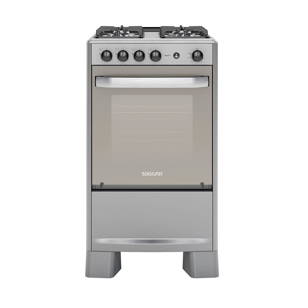 Fogão 4 Bocas Suggar Select Prata - Bivolt - Fgisl410prix