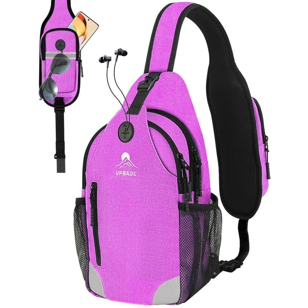Bolsa Crossbody Sling VPBAGE para homens e mulheres à prova d`água