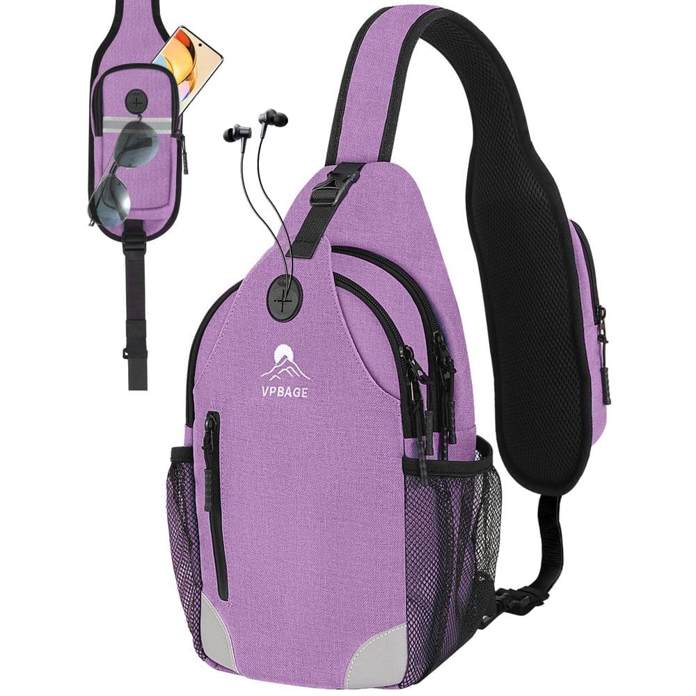 Bolsa Crossbody Sling VPBAGE para homens e mulheres à prova d`água
