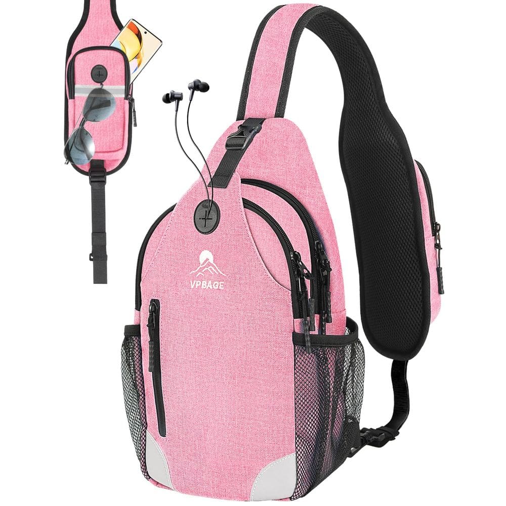 Bolsa Crossbody Sling VPBAGE para homens e mulheres à prova d`água