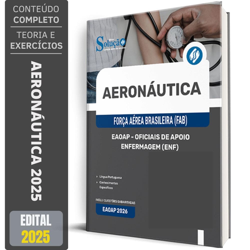 Apostila Aeronáutica Do Brasil 2025 Eaoap Oficiais Apoio