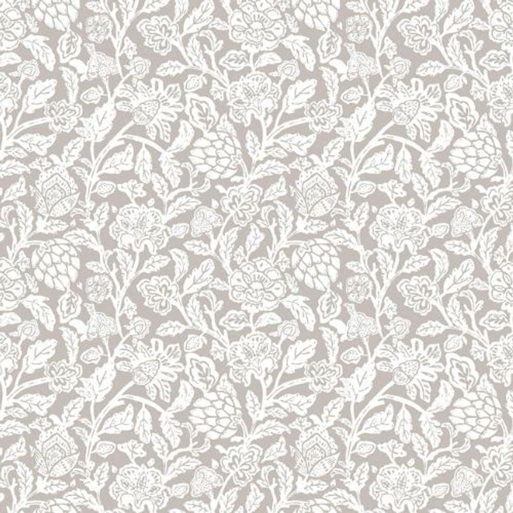 Papel De Parede Happy Floral Bege 12349