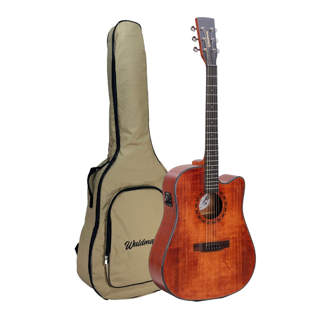 Violão Eletroacústico Aço Waldman DCEX-1141 Com Bag