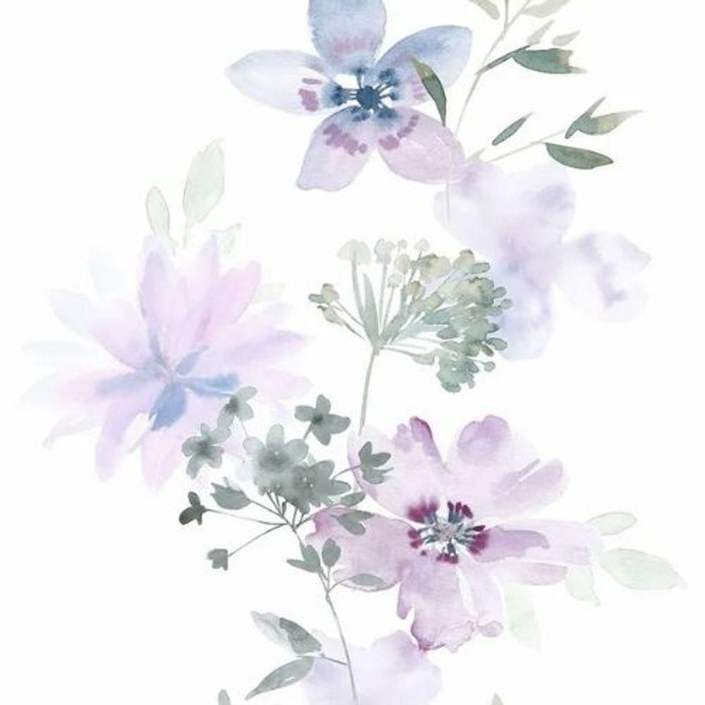 Papel De Parede Kylie Floral Roxo 81625