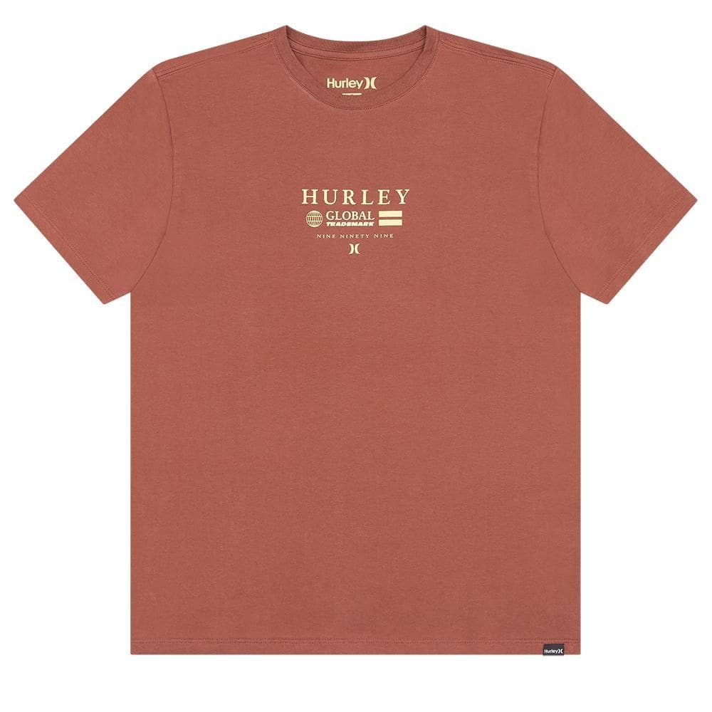 Camiseta Hurley Globo WT25 Masculina Marrom