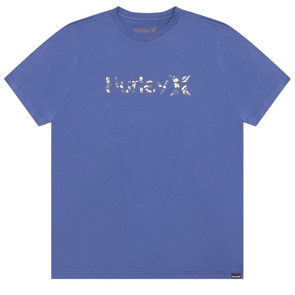 Camiseta Hurley O&O Surf Noise Over WT25 Masculina Marinho