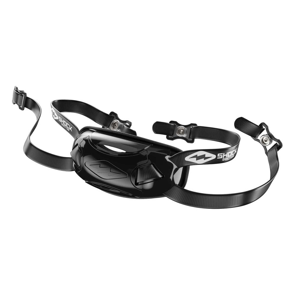 Chin Strap Shock Doctor Showtime Solid Black para futebol