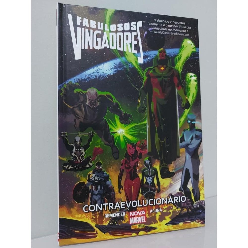 Livro Fabulosos Vingadores: Contraevolucionario
