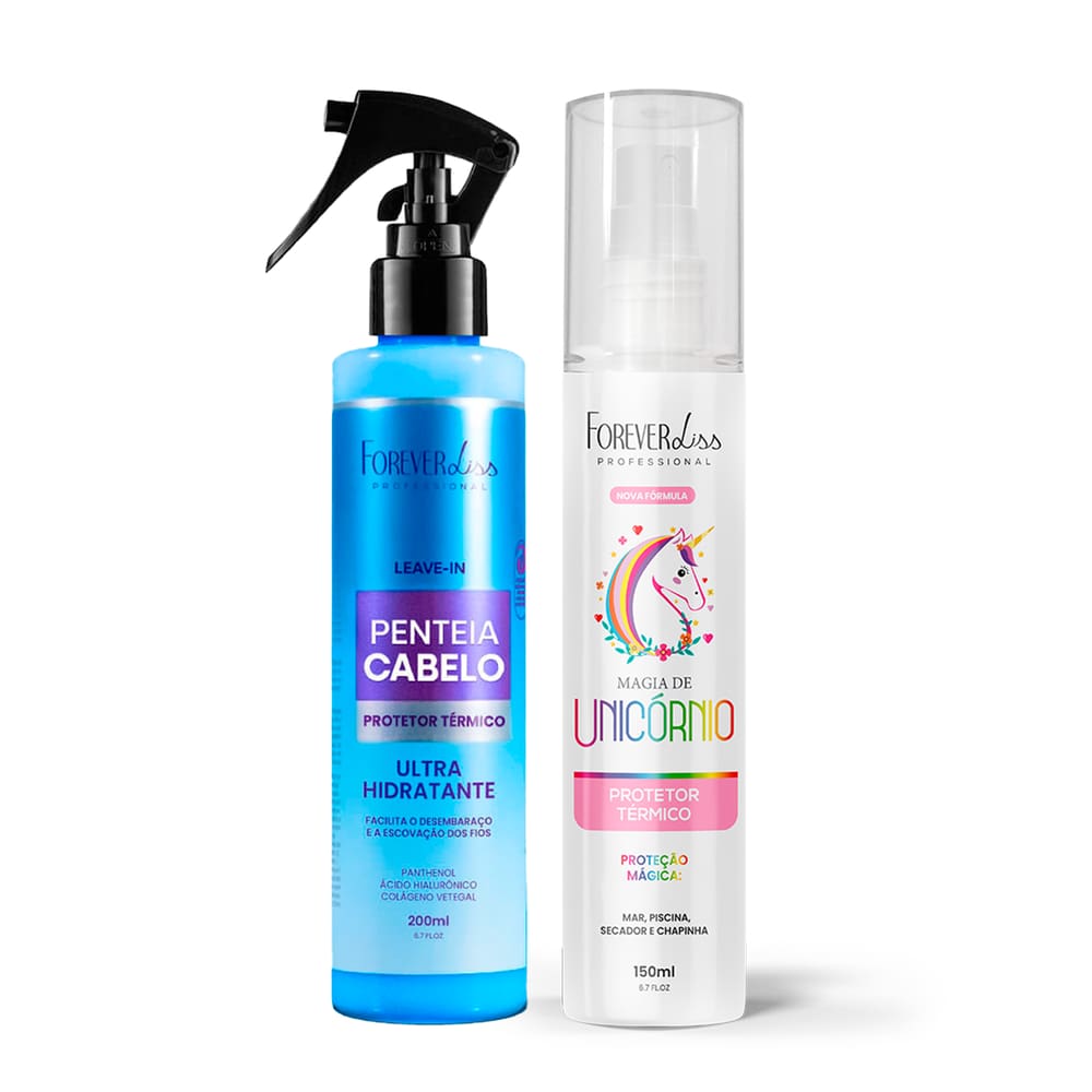 Kit Penteia Cabelo e Mágia de Unicórnio Forever Liss