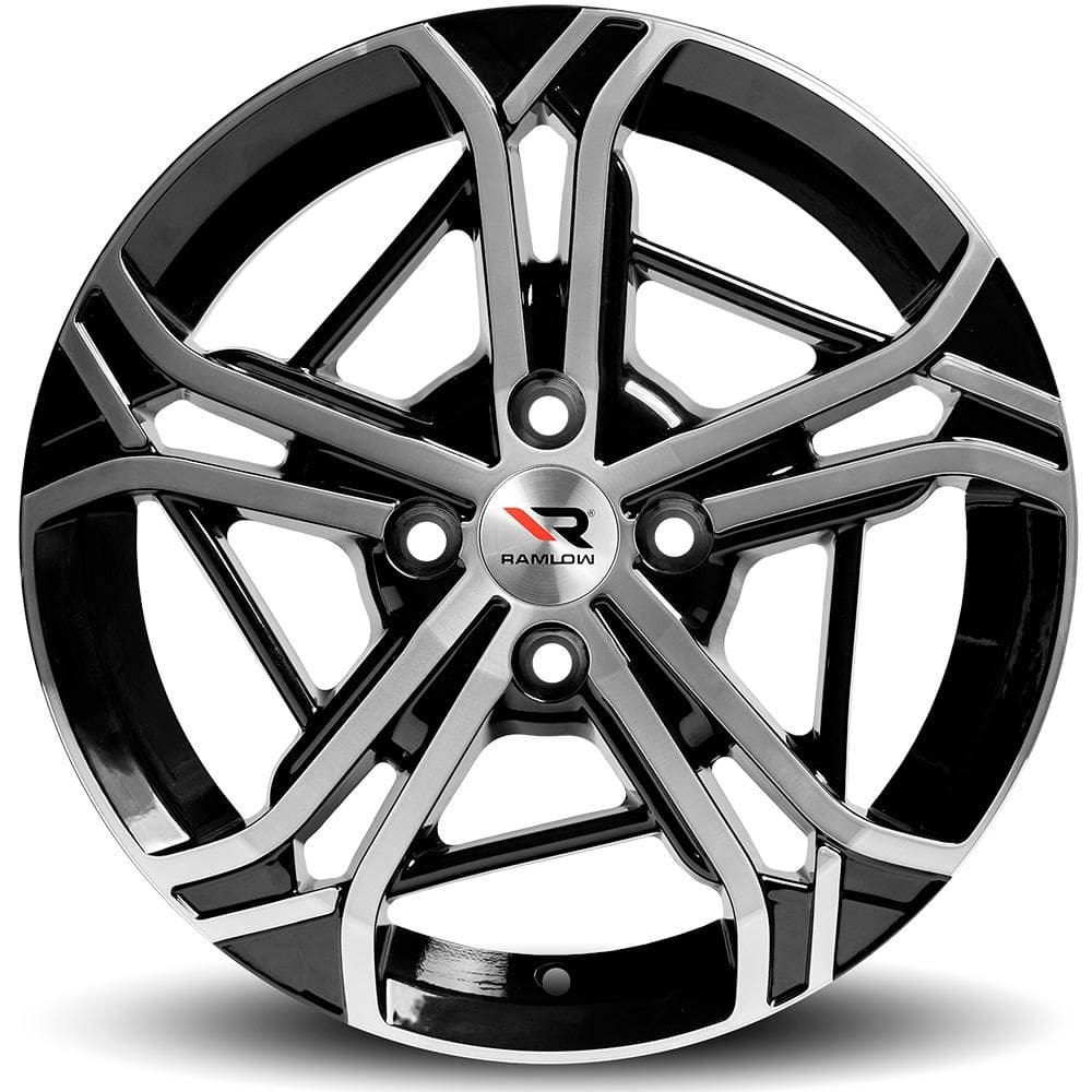 Jogo 4 Rodas Ramlow P-103 Fastback Impetus Aro 15 4 X 99 Preto Diamante Tala 6 ET 38