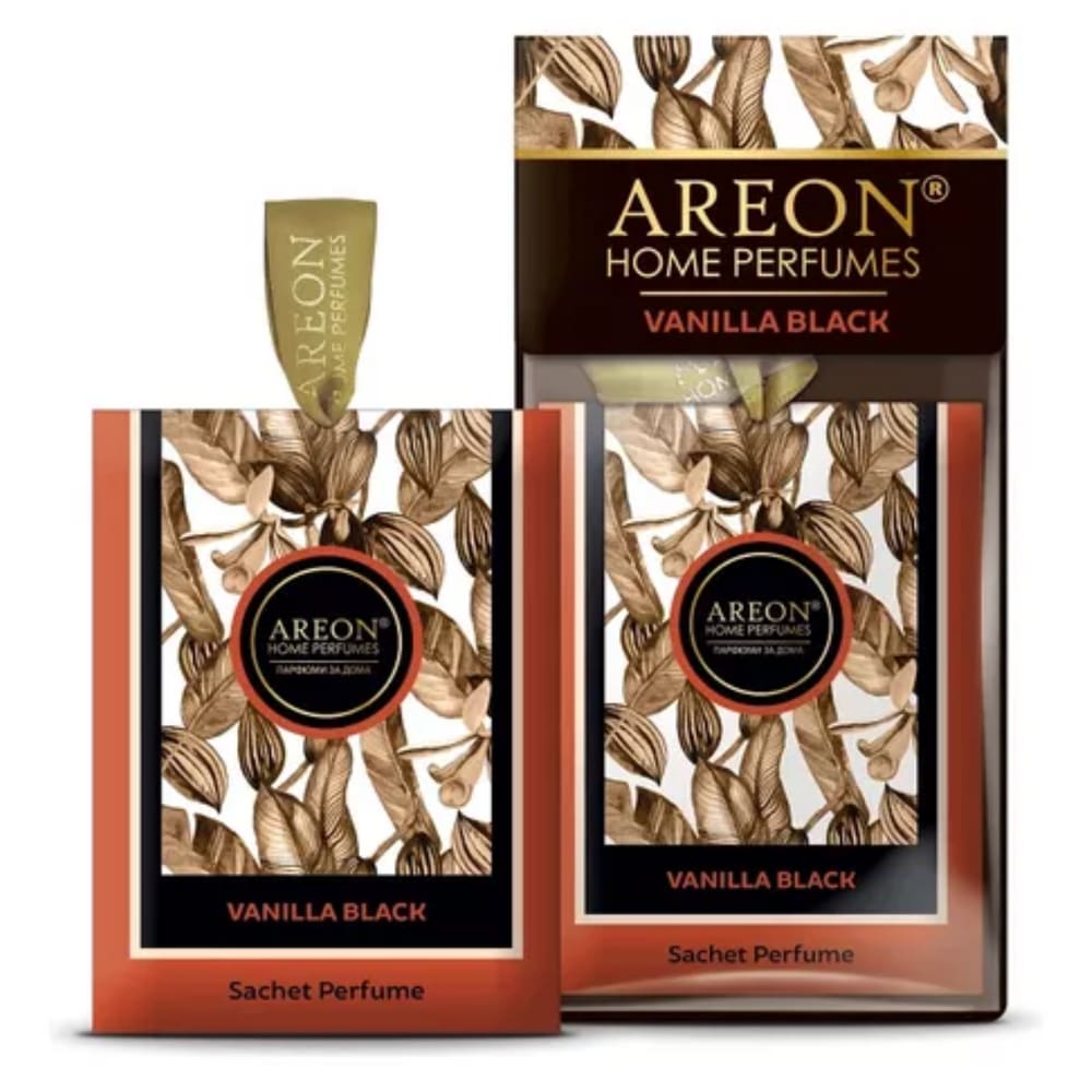 Aromatizador Home Sache Perfume Vanilla Black Areon