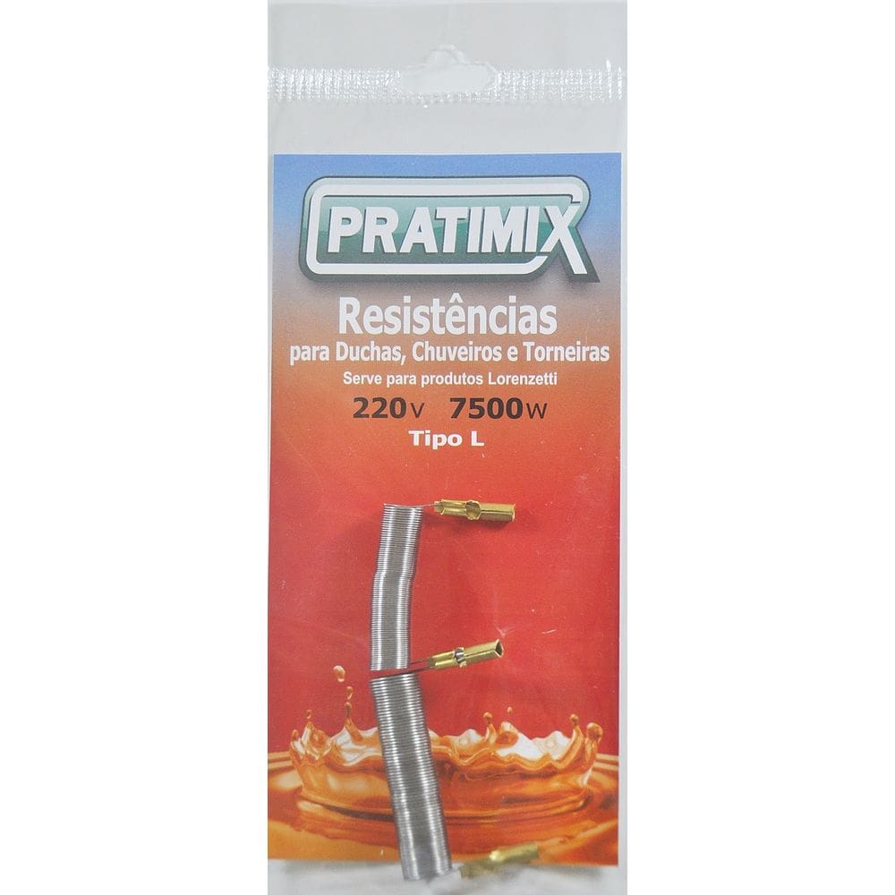 Resistencia Duo SHOWER/TURBO 7500W 220V Pratimix LD0275