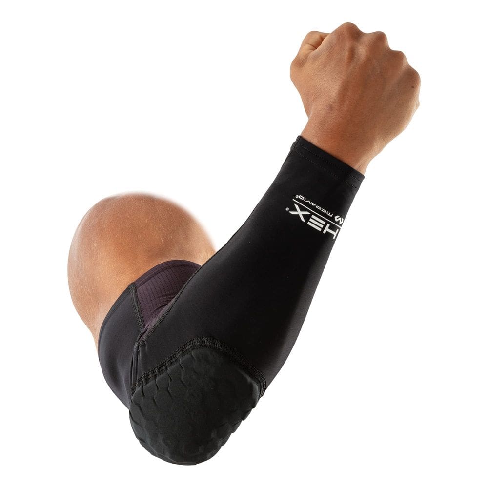 Manga de braço McDavid HEX Force Black tamanho S para adulto