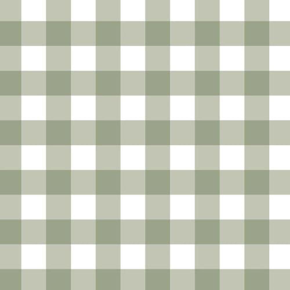 Papel De Parede Happy Xadrez Verde 12375