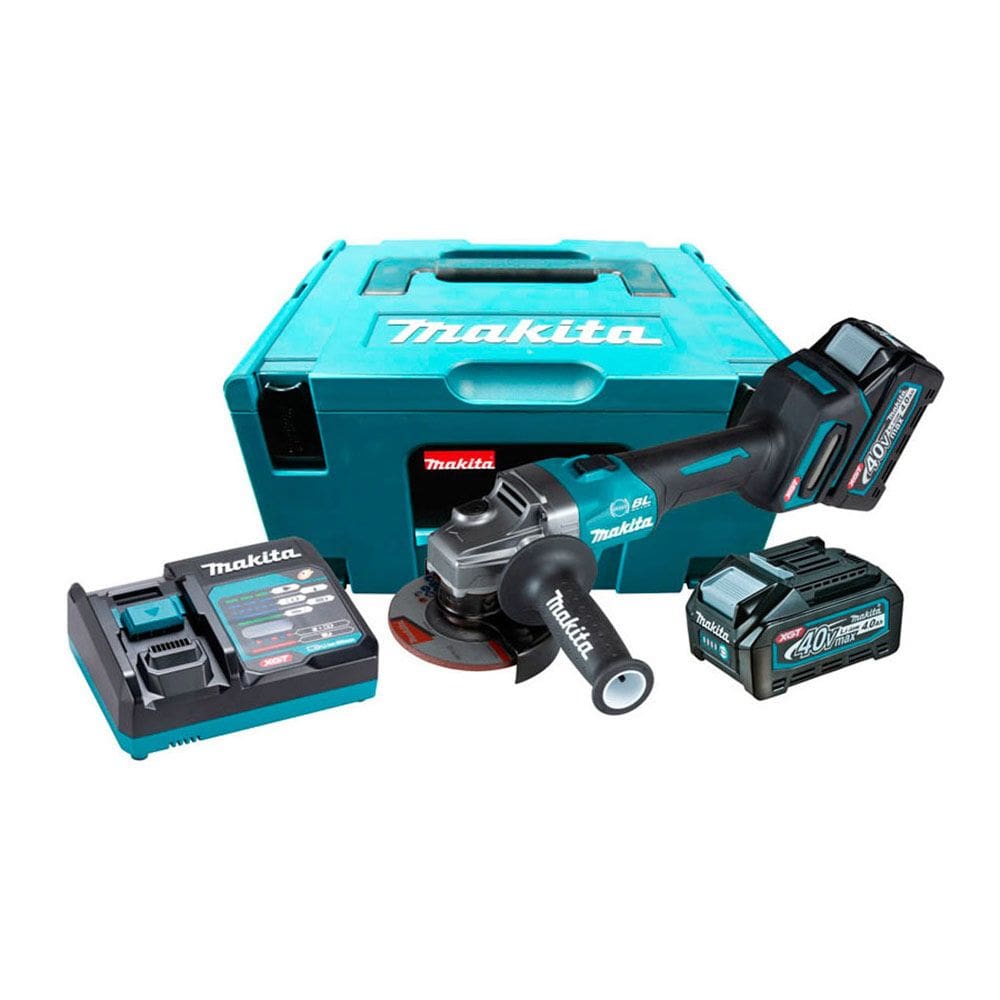 Esmerilhadeira 115mm 4.1/2" Brushless 2 Bat 40V 4Ah GA004GM201 Makita 220V