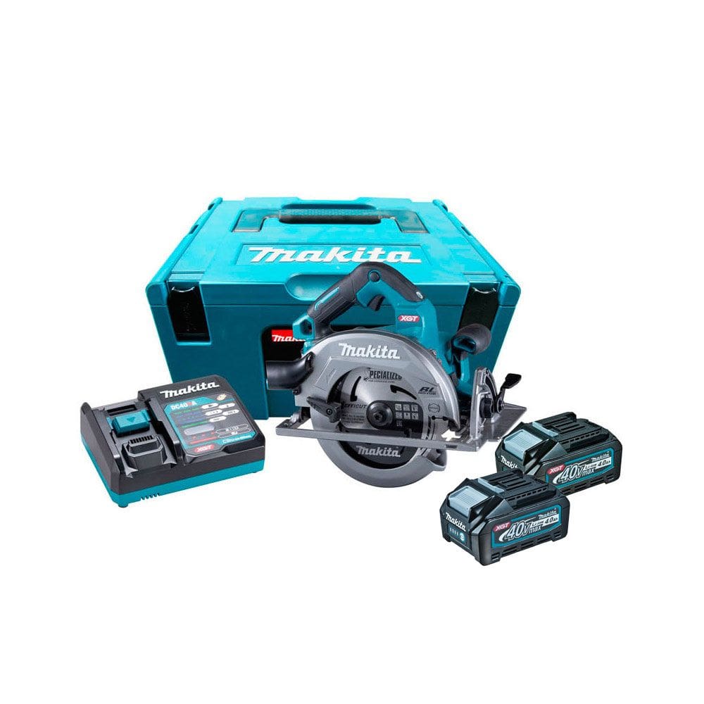 Serra Circular 185mm 7.1/4" Brushless 2 Bat 40V 4Ah HS003GM201 Makita 220V