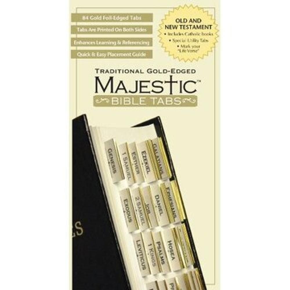 Majestic Traditional Gold-Edged Bible Tabs
