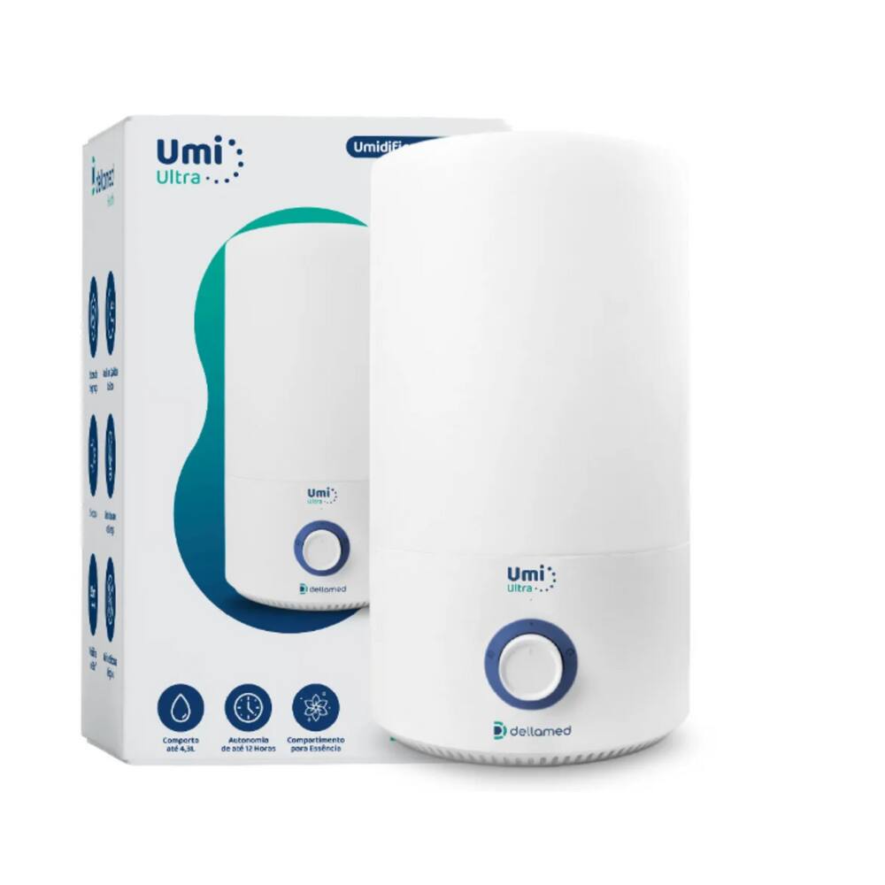 Umidificador de Ar Ultrassônico 4,3L Umi Ultra Dellamed