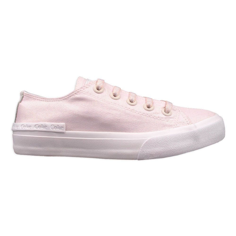 Tênis Coca Cola Sunset Shine Feminino Casual Rosa Claro