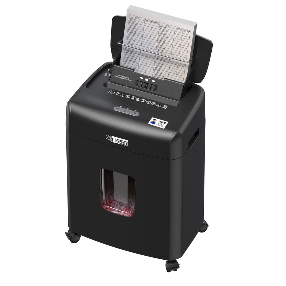 Fragmentadora de papel 110 folhas modo automático 10 folhas modo manual 23 litros AF-23110 220v