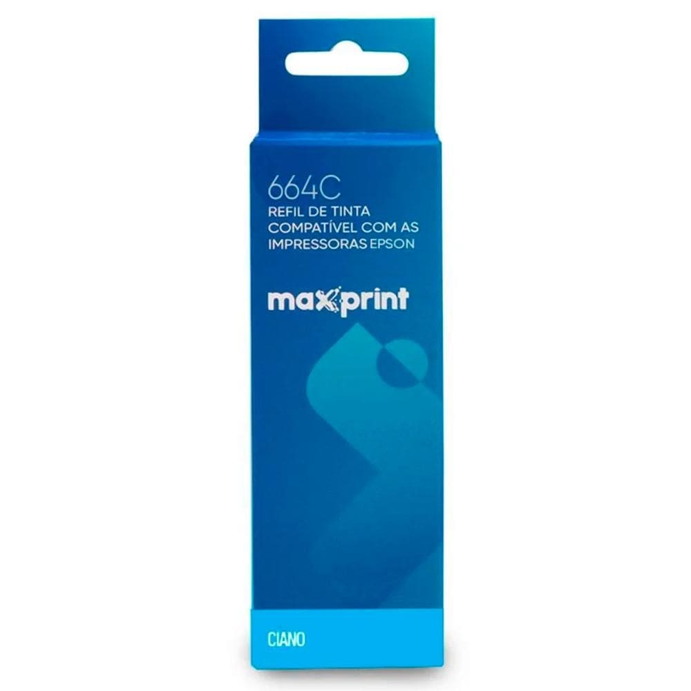 Refil de Tinta Maxprint 6112364 Compatível Epson T664220 Ciano