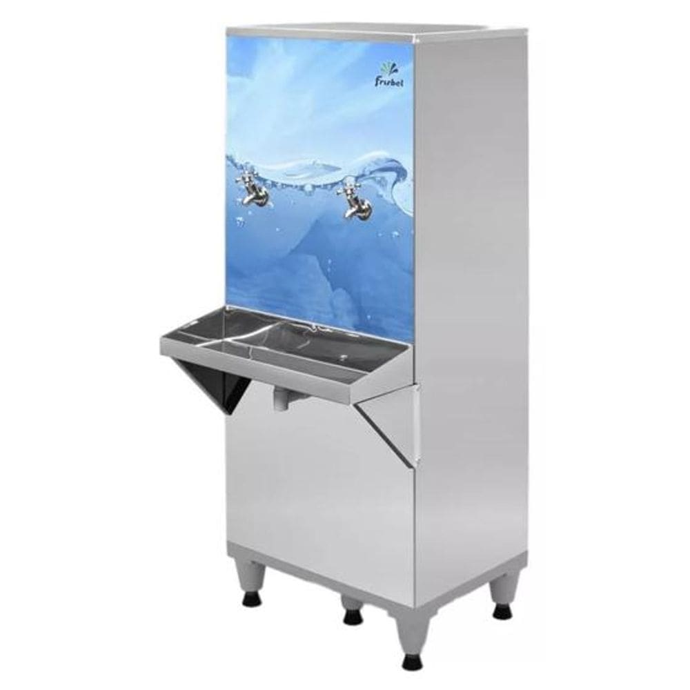 Resfriador Bebedouro de Água Industrial Coluna 50l Frisbel Adv 2t