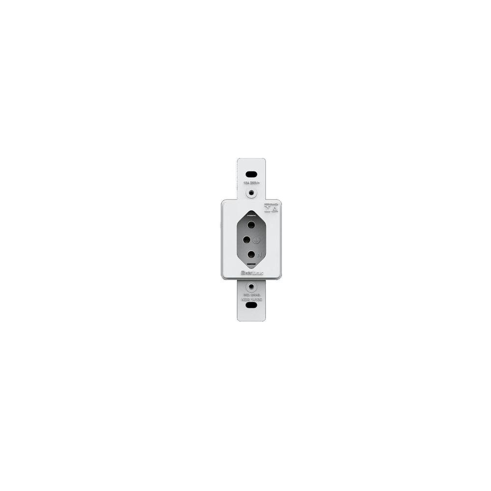 Tomada Vertical 10A 2P+T Br Sem Placa Linha Artis Enerbras