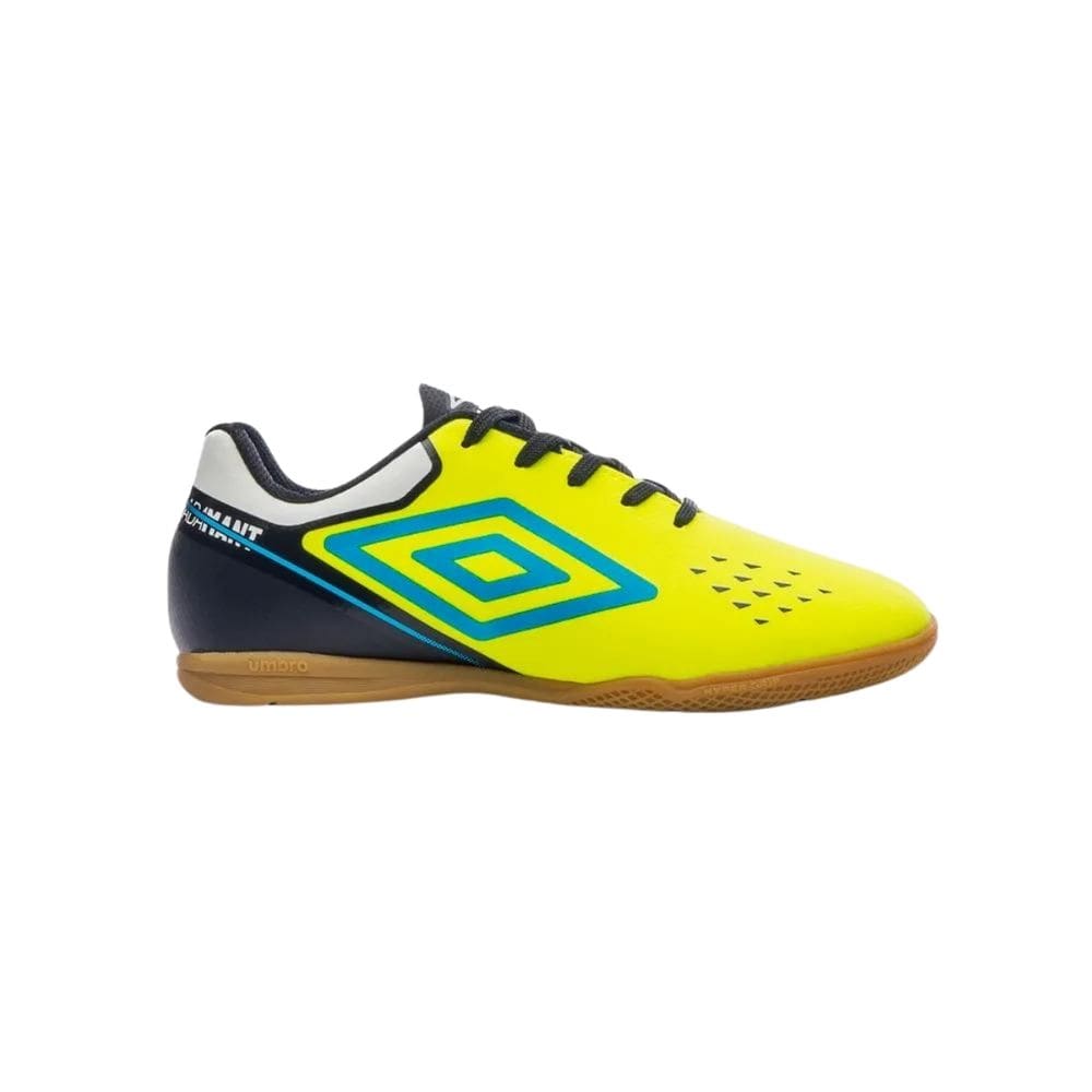 Chuteira Umbro Adamant Top Spedd Jr Indoor Masculina Verde-Preto