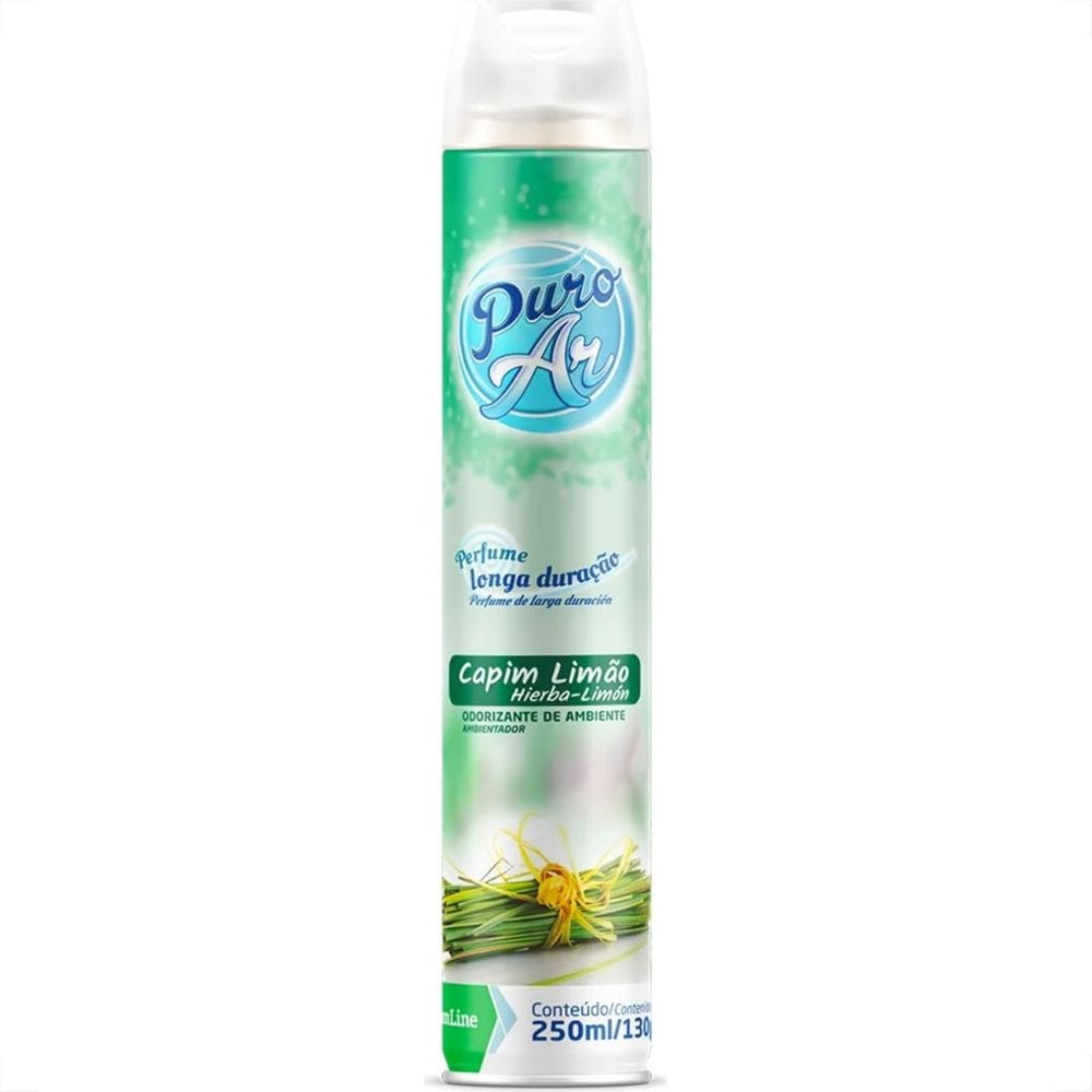 Odorizador De Ambiente Spray Domline Puro Ar Capim Limao 250Ml