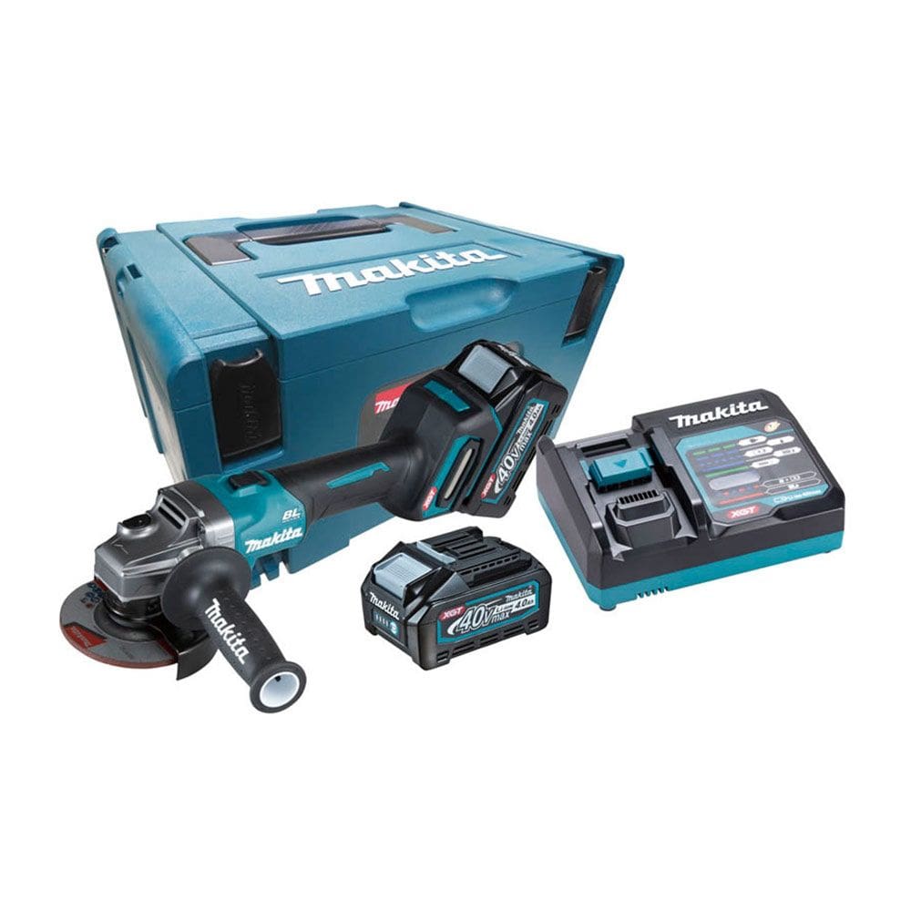 Esmerilhadeira 4.1/2\" (115mm) Brushless 2 Bat 40V 4Ah GA007GM201 Makita 110V