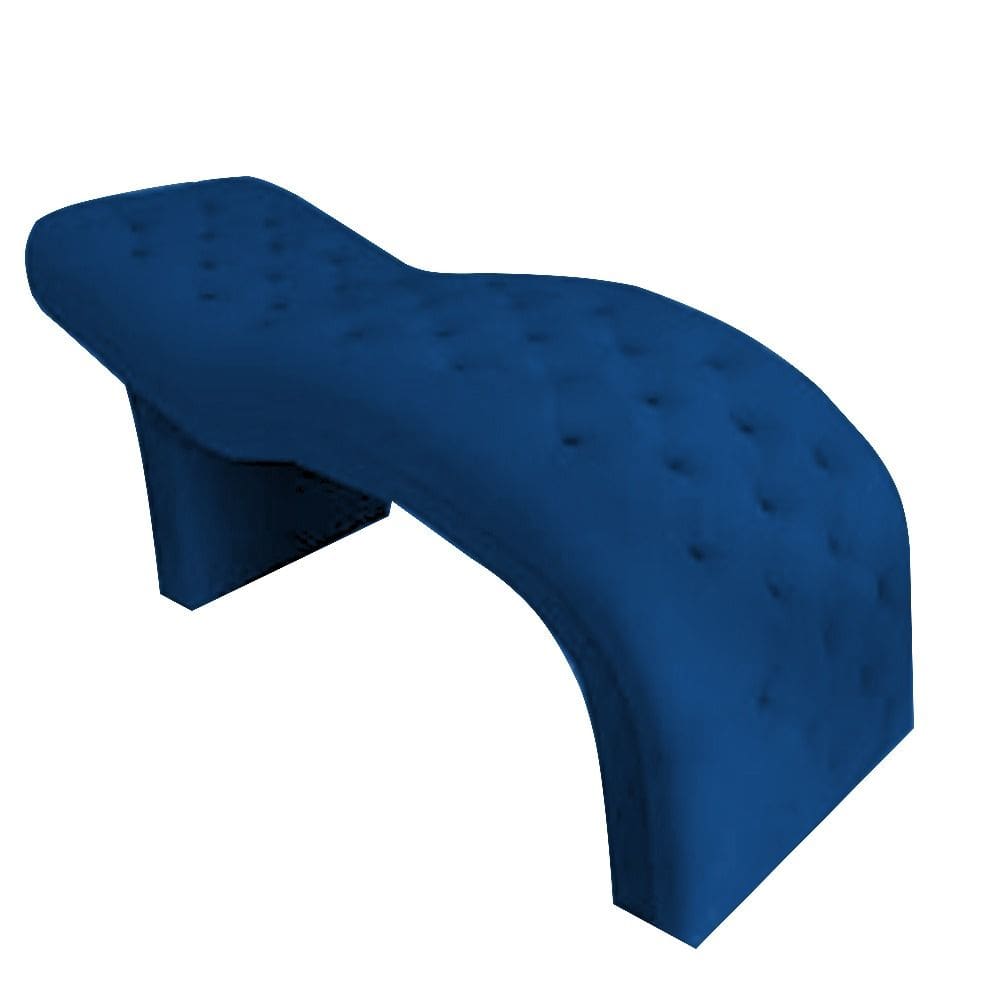 Maca Lany 180 Estética Estofada Design Cílios Sobrancelhas Marinho Suede