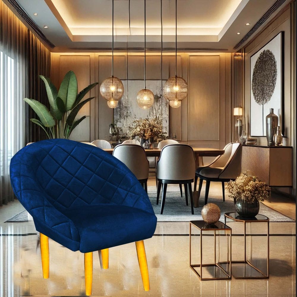 Kit Cadeira Sala Jantar Golden Sofisticação Conforto Marinho