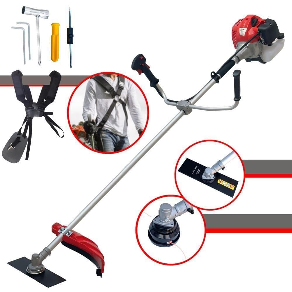 Roçadeira Cortador De Grama 43CC 2HP 9000RPM Anmax CG430P-TB