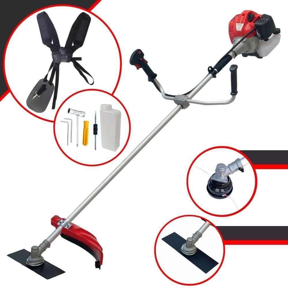 Roçadeira Cortador De Grama 52CC 2T 10000RPM Anmax CG520P-TB