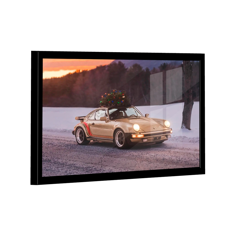Quadro Decorativo Porsche Merry Christmas