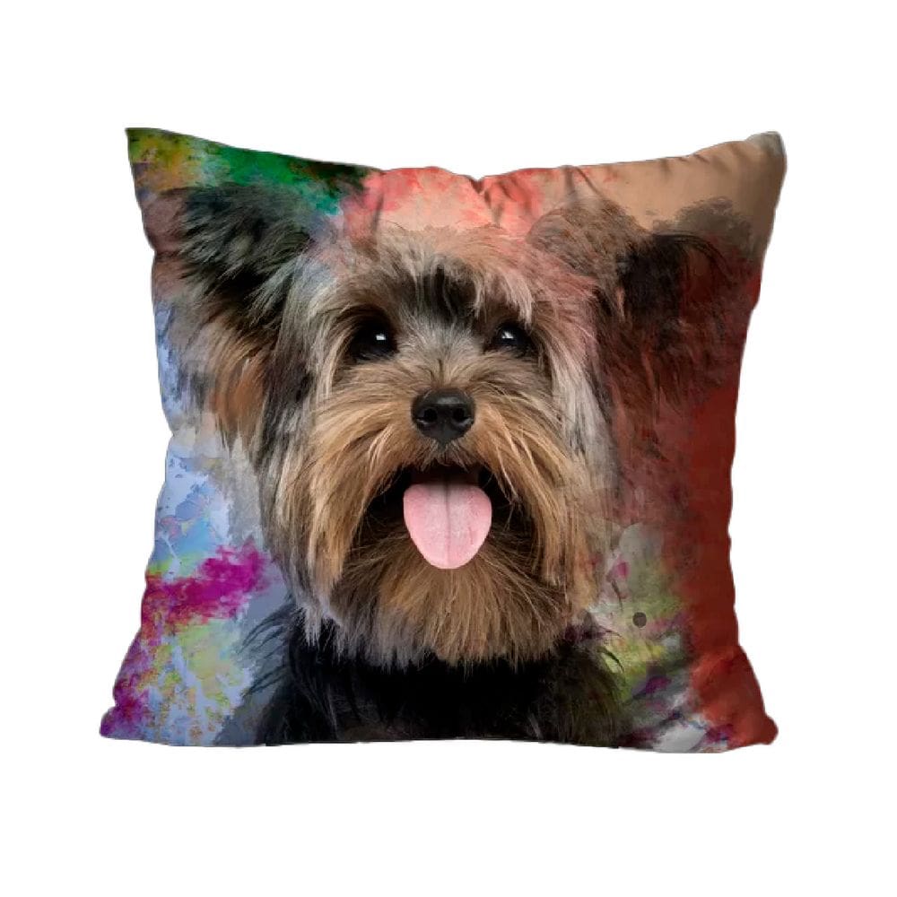 Capa Para Almofada 45x45 Mdecore Gato Cachorro Pets