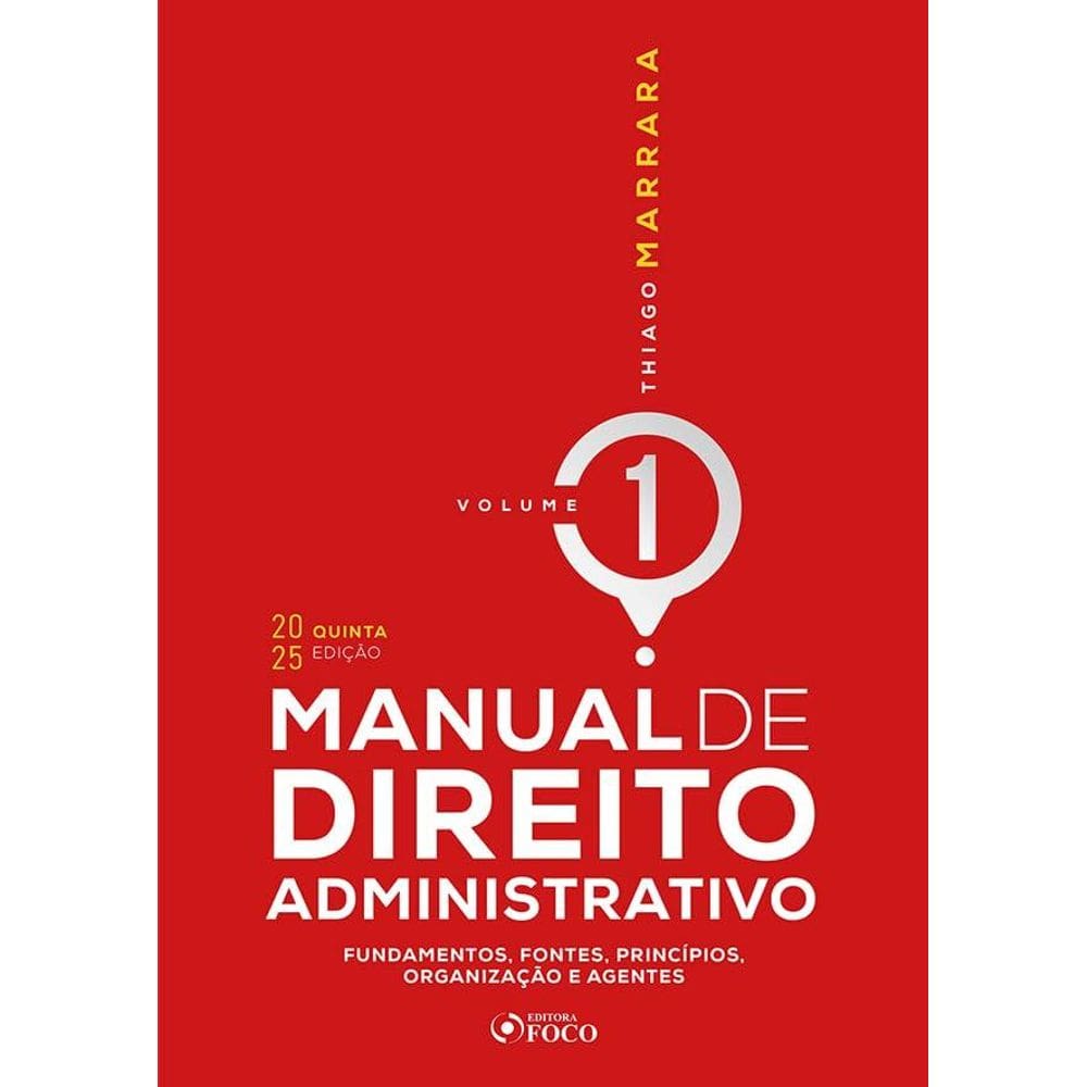 Manual de Direito Administrativo - 5ª Ed  - Volume 1(2803)