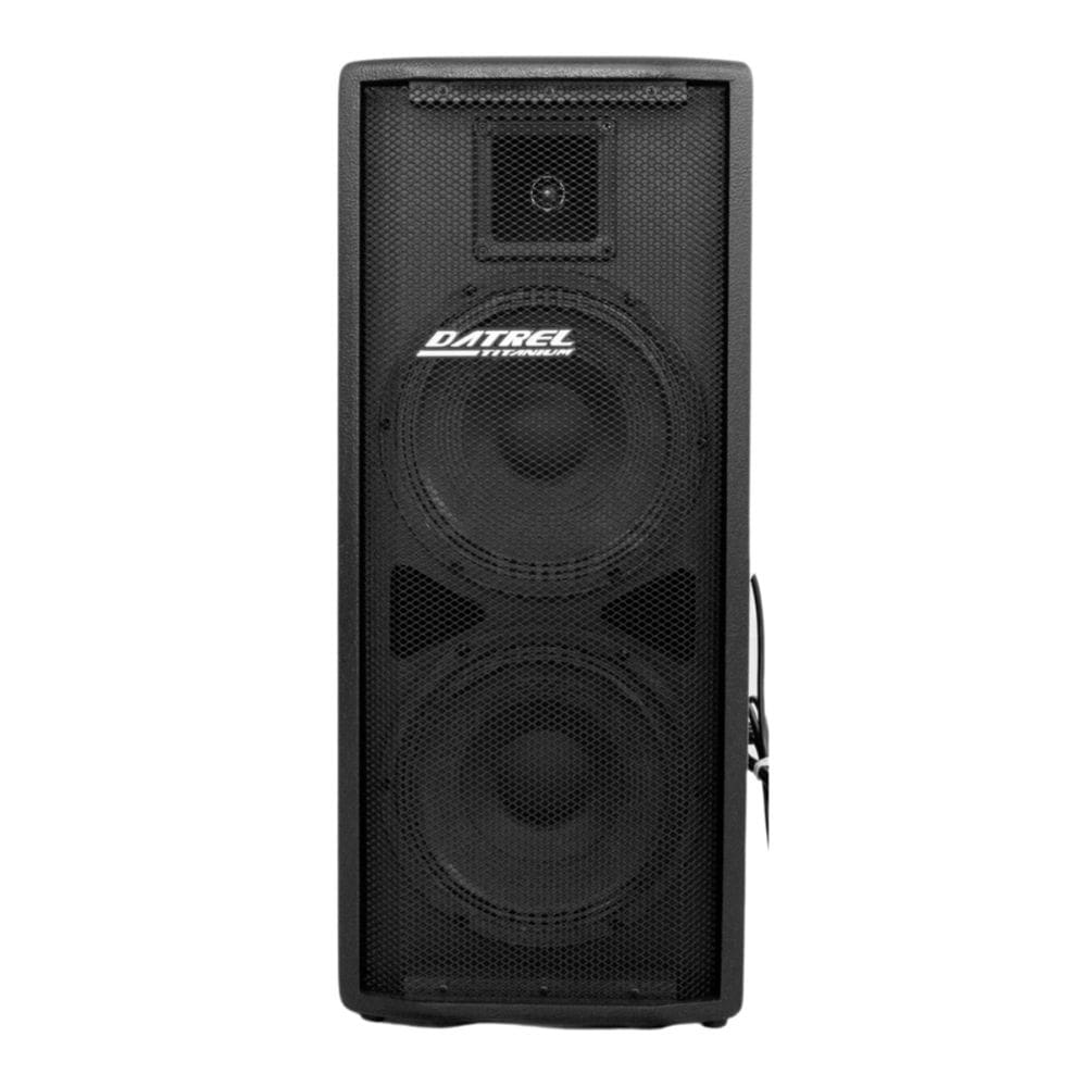 Caixa de Som Ativa Dupla DATREL AT10X2 10” TITANIUM 300W Bluetooth
