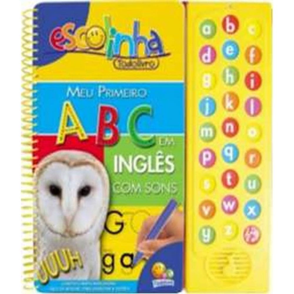 Livro Meu Primeiro Abc Em Inglês Com Sons
