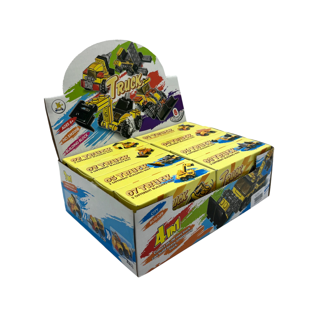 Bloco Truck (8 unidades) – Montagem e Aventura Sobre Rodas!