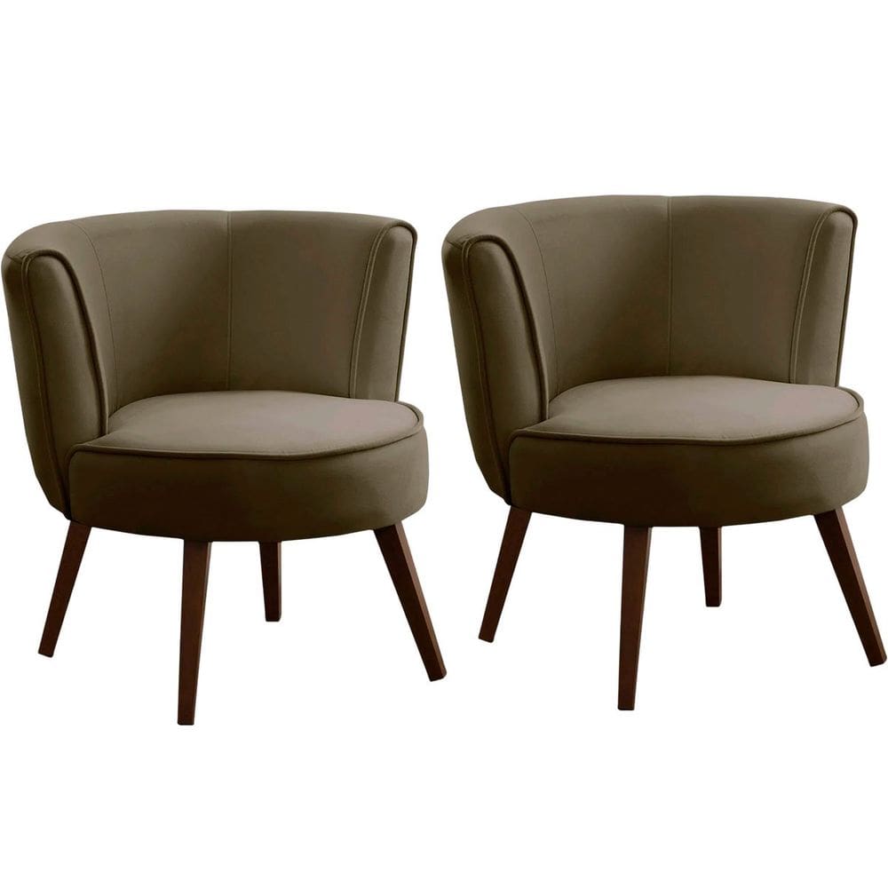 Kit 2 Poltronas para Sala e Escritório Decorativas Lara