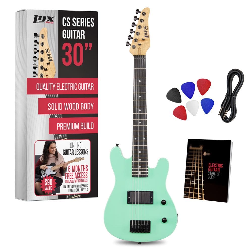 Guitarra elétrica LyxPro CS 30” para iniciantes com acessórios