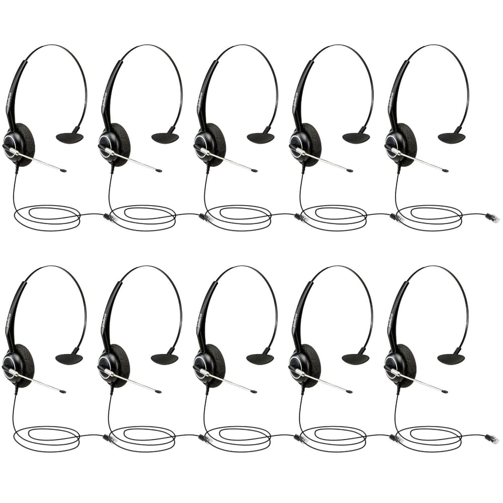 Headset Intelbras Mono THS 55 RJ9 - 10 Unidades