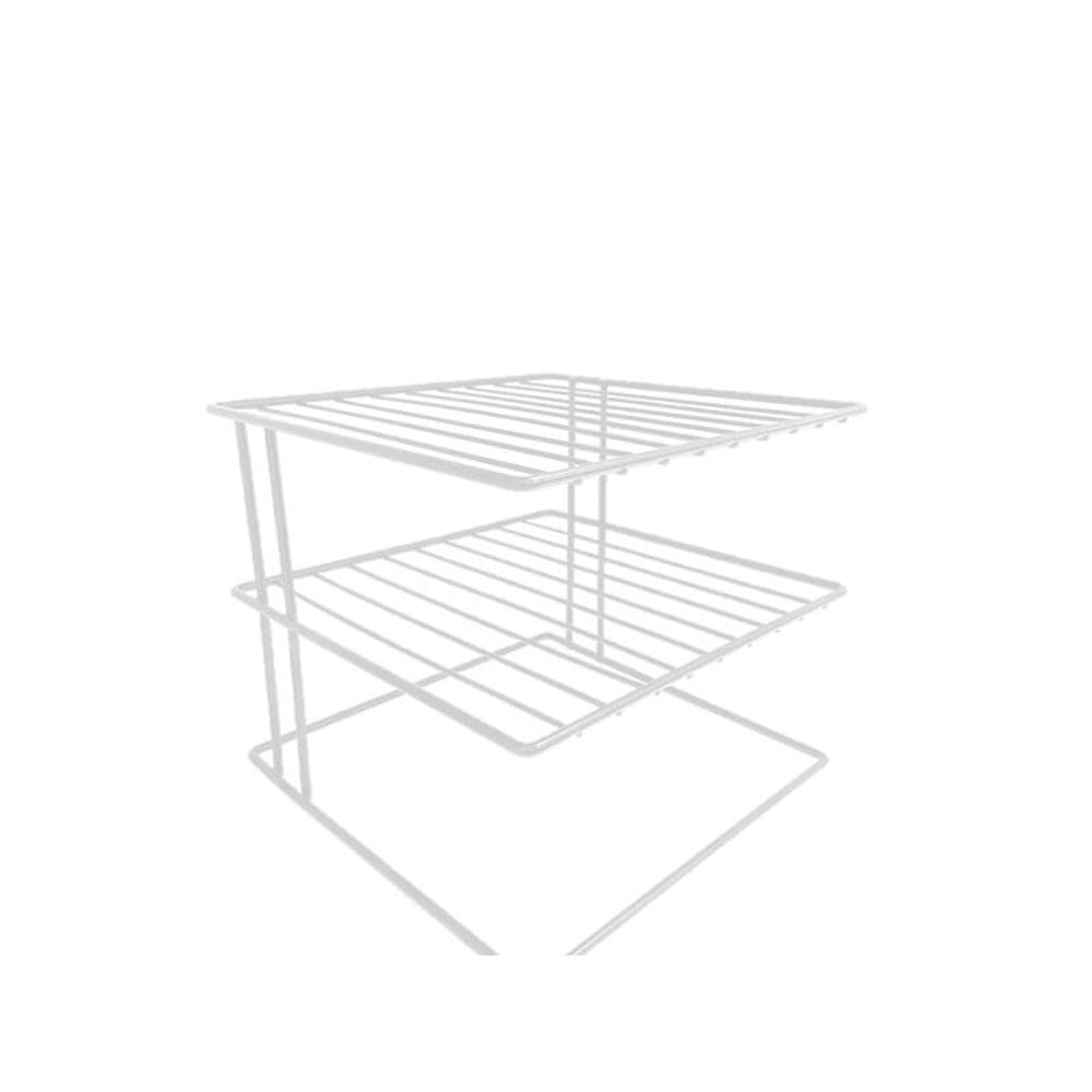 Organizador De Pratos Quadrado Branco